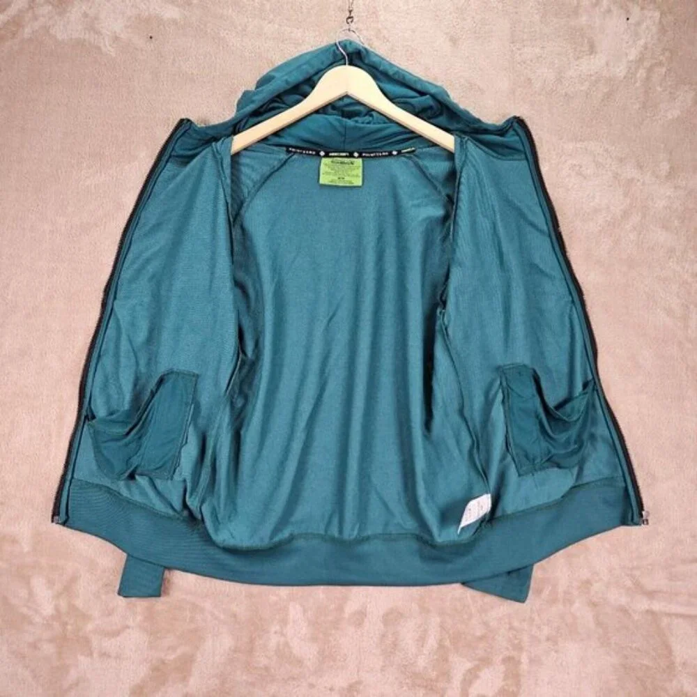 NWT Point Zero x Minecraft Hoodie Green Long Sleeve Full Zip Sweatshirt Men's M - Picture 10 of 13